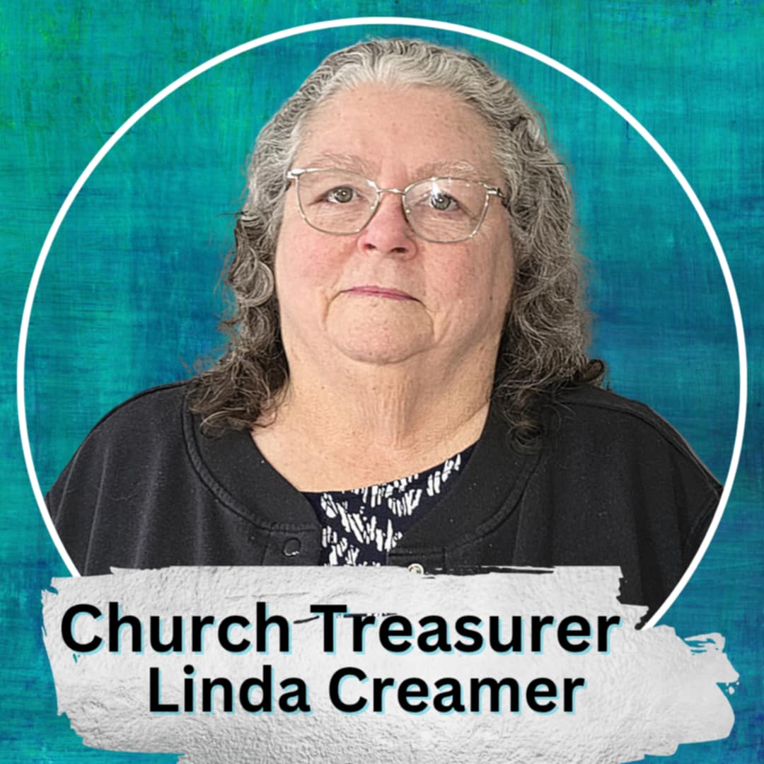 Church Treasurer Linda Creamer